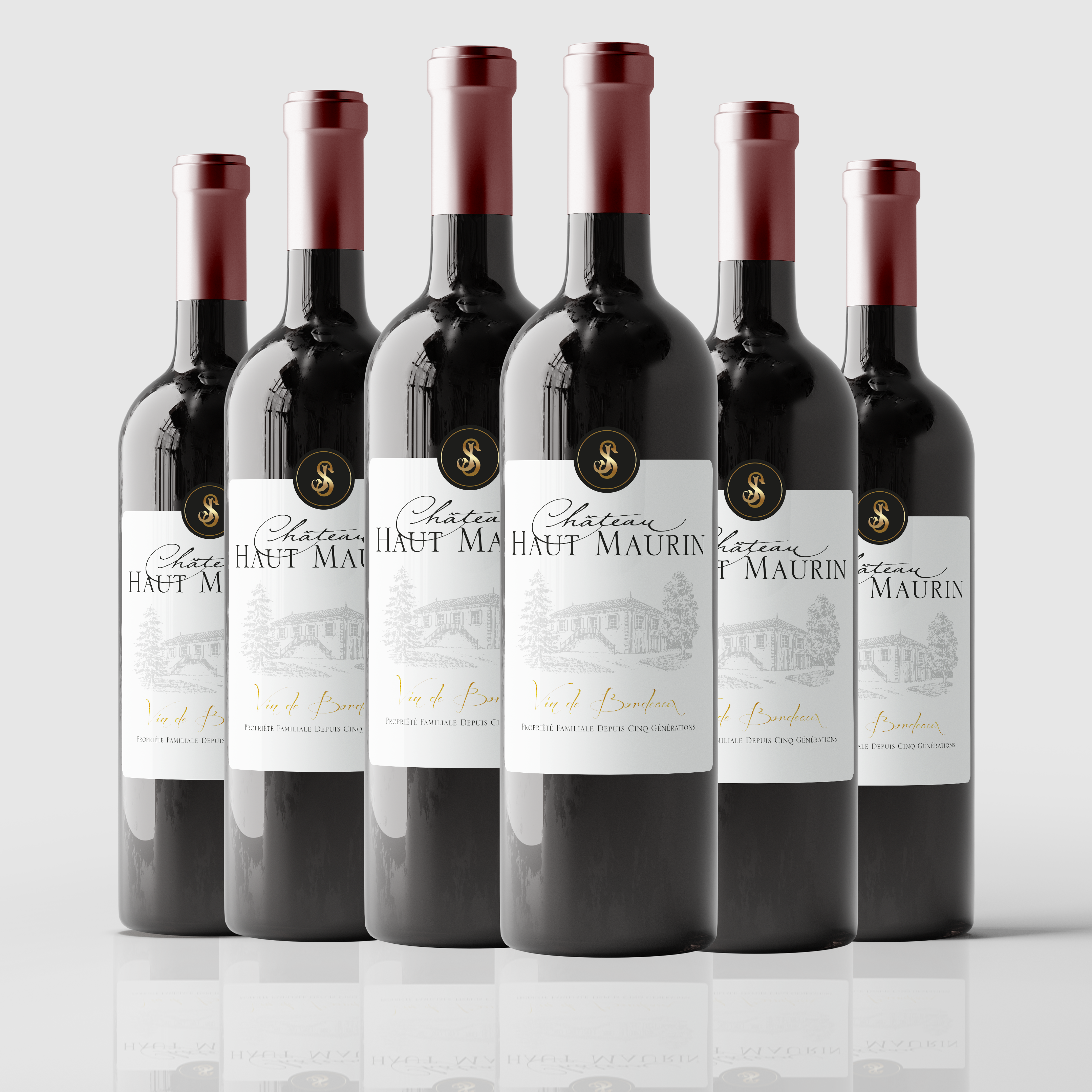 Bordeaux Rouge - (x6)